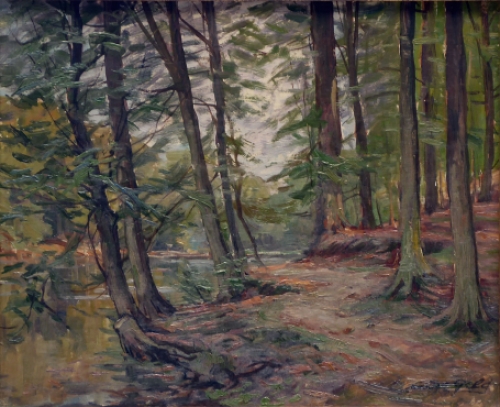 Kunstwerk van de Belgische schilder  Emile De Geld