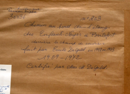 Schilderij kopen van Emile De Geld