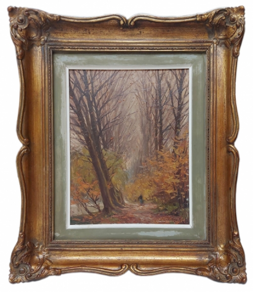 Schilderij van de Belgische schilder Emile De Geld uit 1951