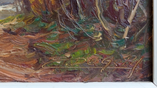 Olieverfschilderij kopen van E. De Geld