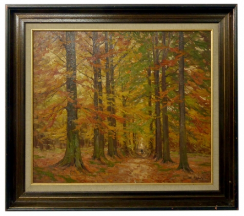 Schilderij van de Belgische schilder Emile De Geld