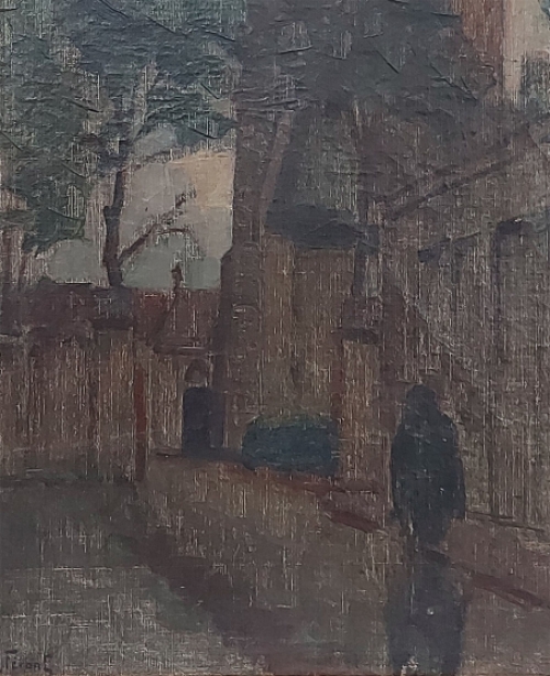 De Belgische schilder Emile Feront