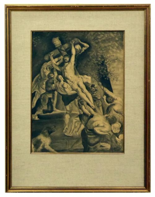 Tekening van Belgische kunstenaar Emile Geudens