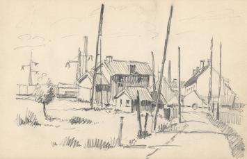 Potloodschets kopen van Emile Lecomte