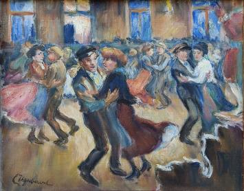 Expressionistische Belgische kunstschilder Thysebaert