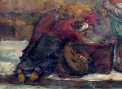 Expressionistische Belgische kunstschilder Thysebaert