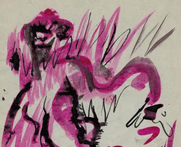 Tekening van de Belgische kunstenaar Ernst Engel-Pak