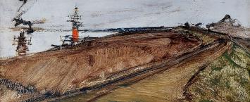 Jaagpad langs de Schelde