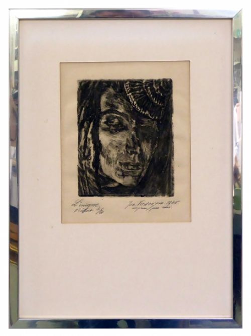 Ets van Belgische etser  Joseph Verdegem