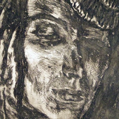 Ets van de Belgische kunstenaar Joseph Verdegem