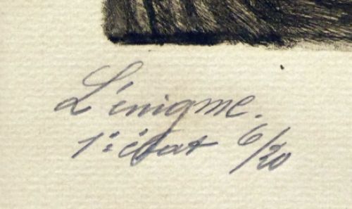 Ets uit 1945 van Joseph Verdegem