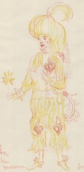 Litho uit 1929 van James Ensor uit La Gamme d'Amour