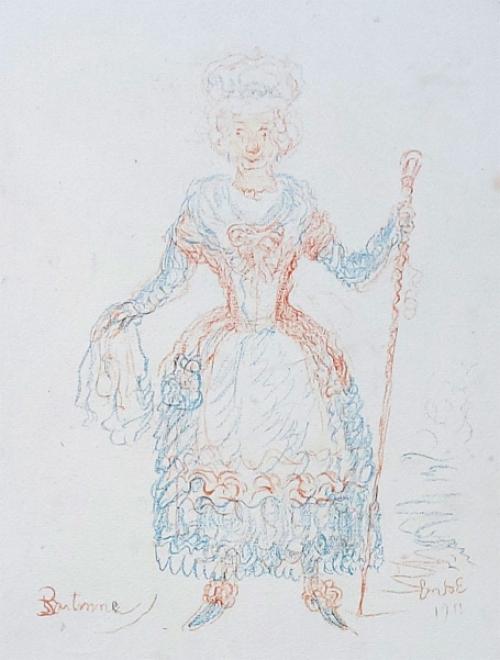 Litho uit 1929 van James Ensor uit \