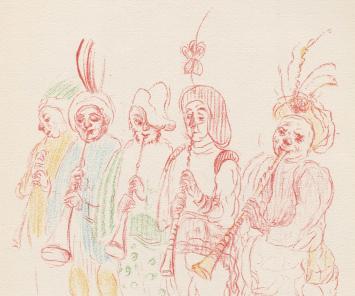 Kunstwerkje op papier van James Ensor kopen