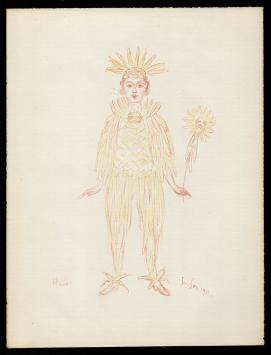 Lithografie uit 1929 van James in excellente conditie