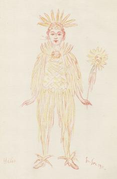 Litho van James Ensor uit 1929, 10. Helio