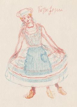 Litho uit 1929 van James Ensor uit La Gamme d'Amour