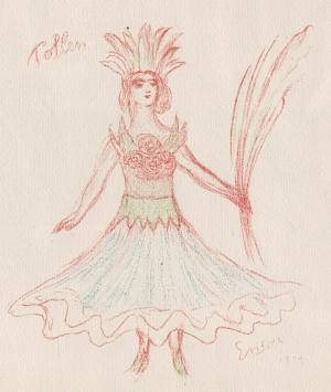 15. Puérilla Pollen, litho van J. Ensor