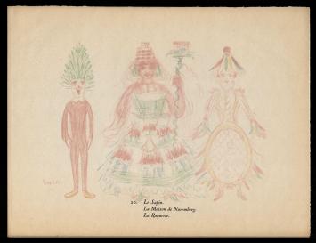 La Gamme d'Amour, 20. Sapin, Maison de Nuremberg, Raquette 1929 161/270