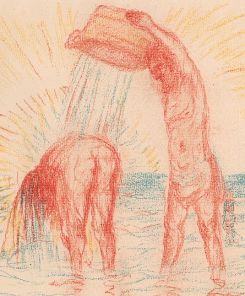 Litho uit 1921 van James Ensor uit Scènes de la vie du Christ