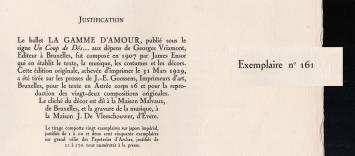 La Gamme d'Amour, 2. Brutonne 1929 161/270
