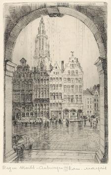 Genummerde ets van Malfliet kopen