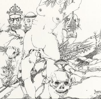 Grafisch kunstwerk van de Belgische schilder Ronald Ergo kopen