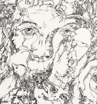 Grafisch kunstwerk van de Belgische schilder Ronald Ergo kopen