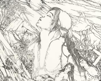 Grafisch kunstwerk van de Belgische schilder Ronald Ergo kopen