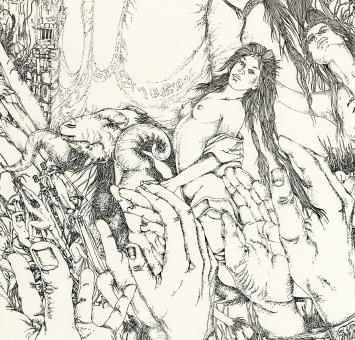 Kunstwerkje op papier in zeer goede conditie