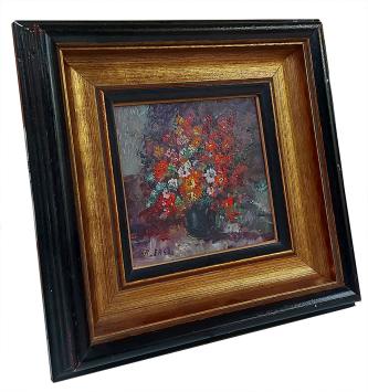 Klein kunstwerkje, bloemenstilleven