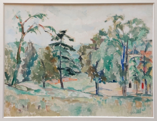 Schilderij van de Ponsas van de Belgische Schilder Albert Ernest