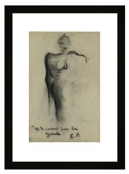 Houtskoolschets van Ernst Engel-Pak kopen