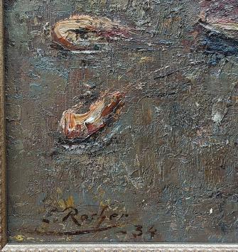 Stilleven met vis, potje en schaaldieren 1934