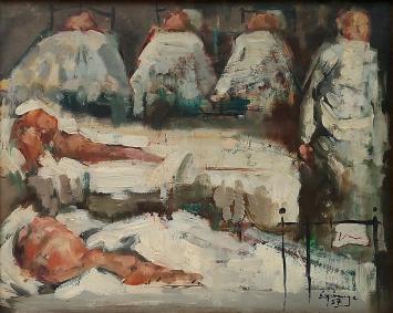 Schilderij van Franse kunstschilder Henri Espinouze