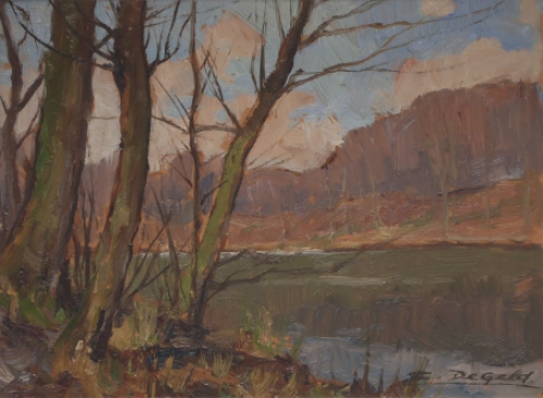 Kunstwerk van de Belgische schilder  Emile De Geld
