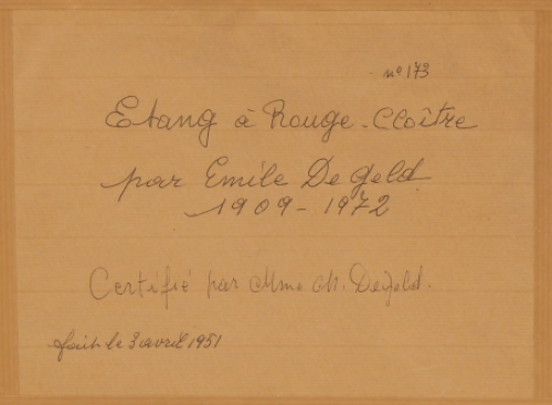 Schilderij kopen van Emile De Geld