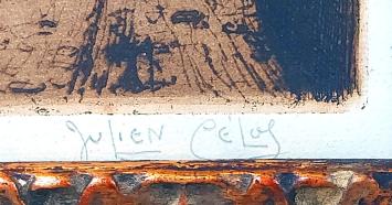 Begijntje op wandel in begijnhof 184