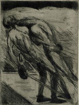 Franse kunstenaar André Dunoyer de Segonzac
