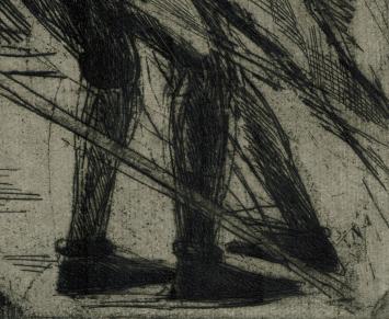 La boxe, 2e état 1922