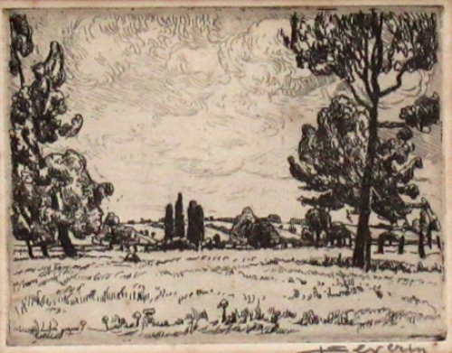 Belgian etcher and drafsman
