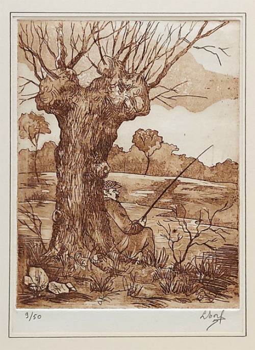 Ets van de Belgische kunstenaar Leonardo Torfs