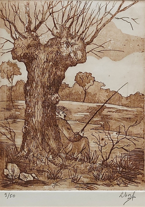 Ets van de Belgische schilder Leonardo Torfs kopen