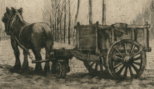 Romain Malfliet met een ets van de Aalkar