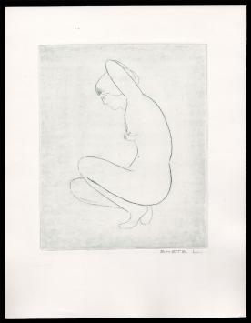 Naaktets van de Belgische graficus Léon Smets