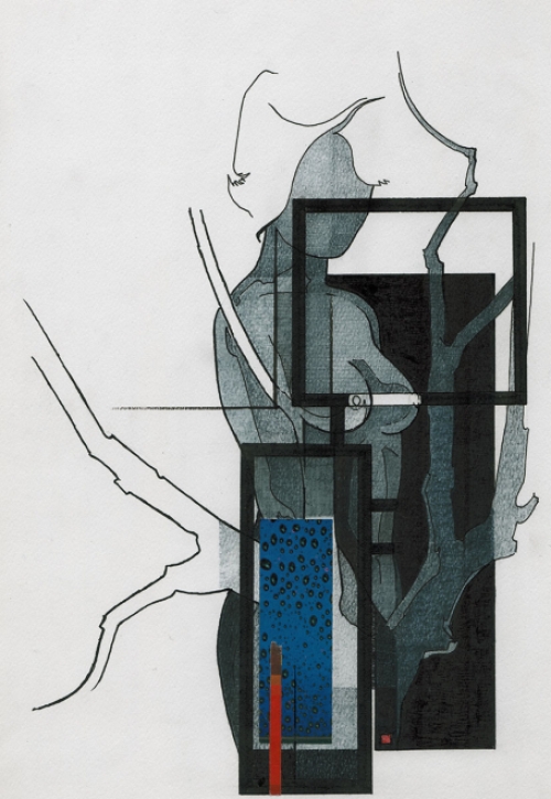 Tekening van de Belgische kunstenaar Eugène Eechaut kopen