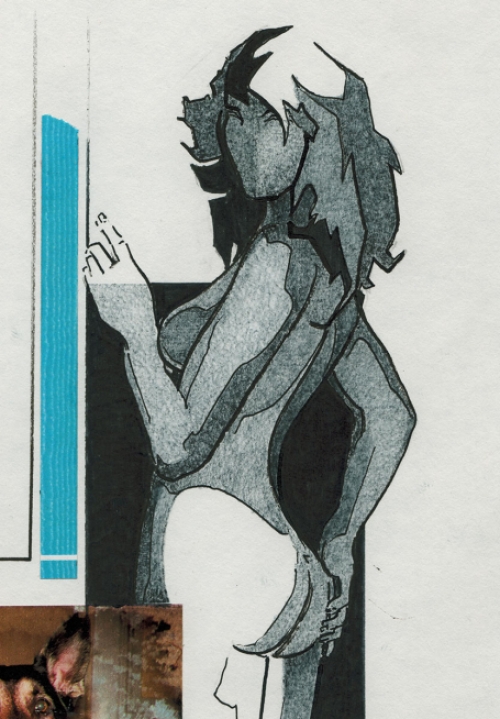 Collage van de Belgische kunstenaar Eugène Eechaut kopen