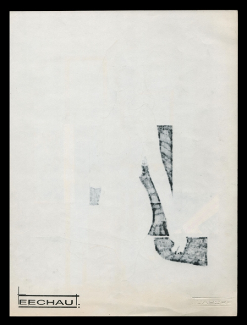 Tekening gemengde techniek,  naakte dame 04 04 1981