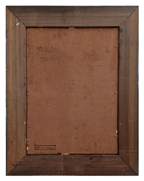 Eugène Eechaut en abstract kunstwerkje