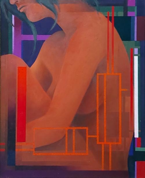 Schilderij op bord van de Belgische kunstenaar Eugène Eechaut kopen